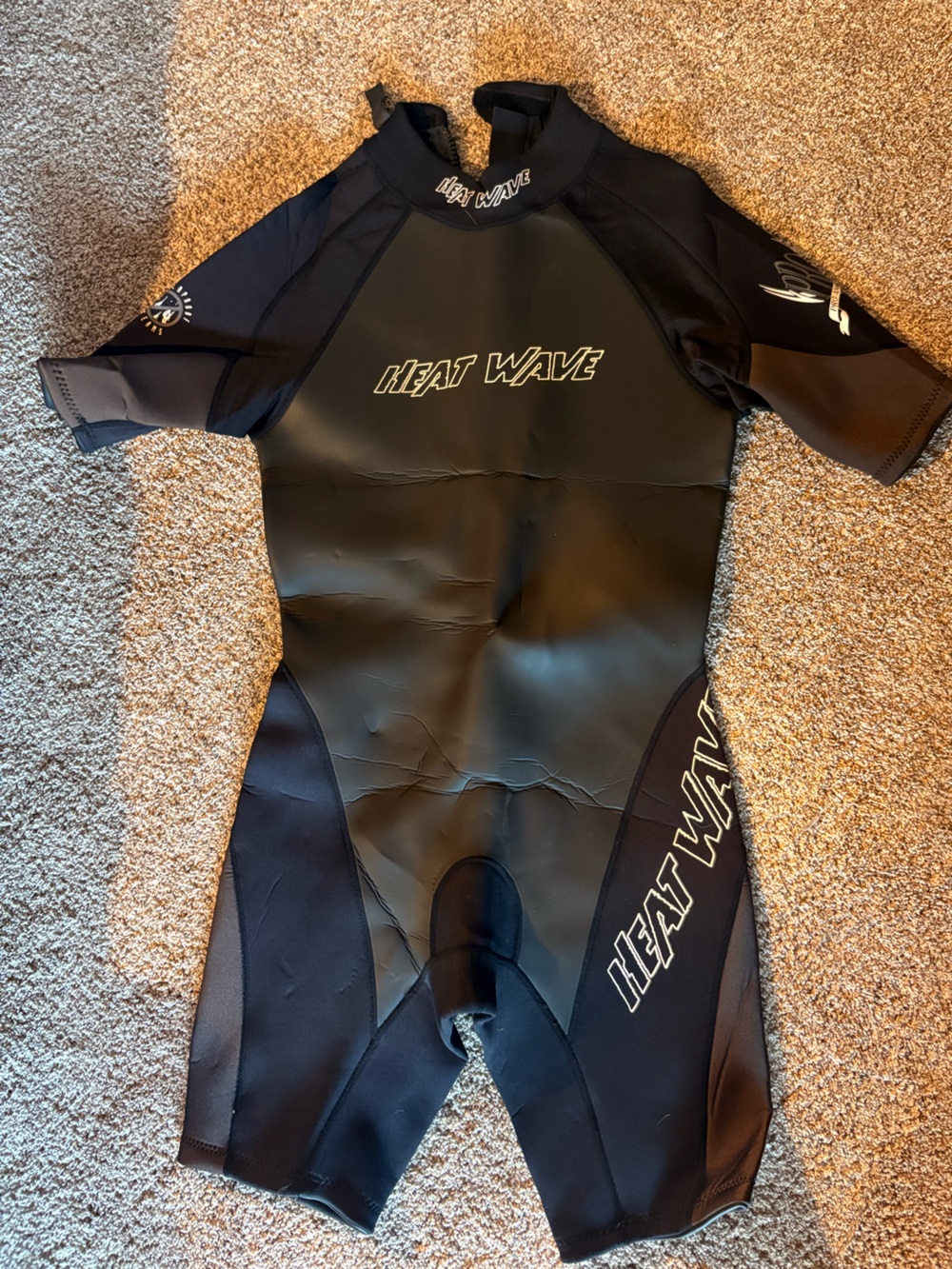 Men’s Black Short-Sleeve Wetsuit Top